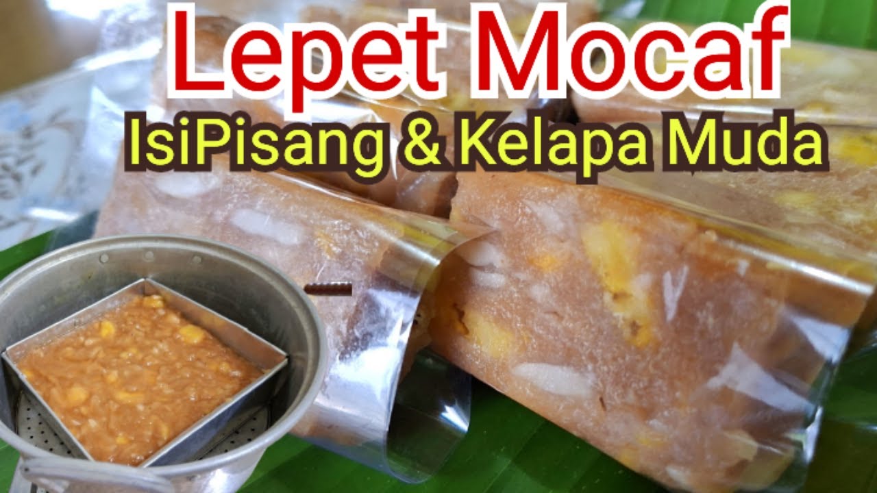 Lemet Isi Pisang dan Kelapa Muda ini Gak Perlu Dibungkus