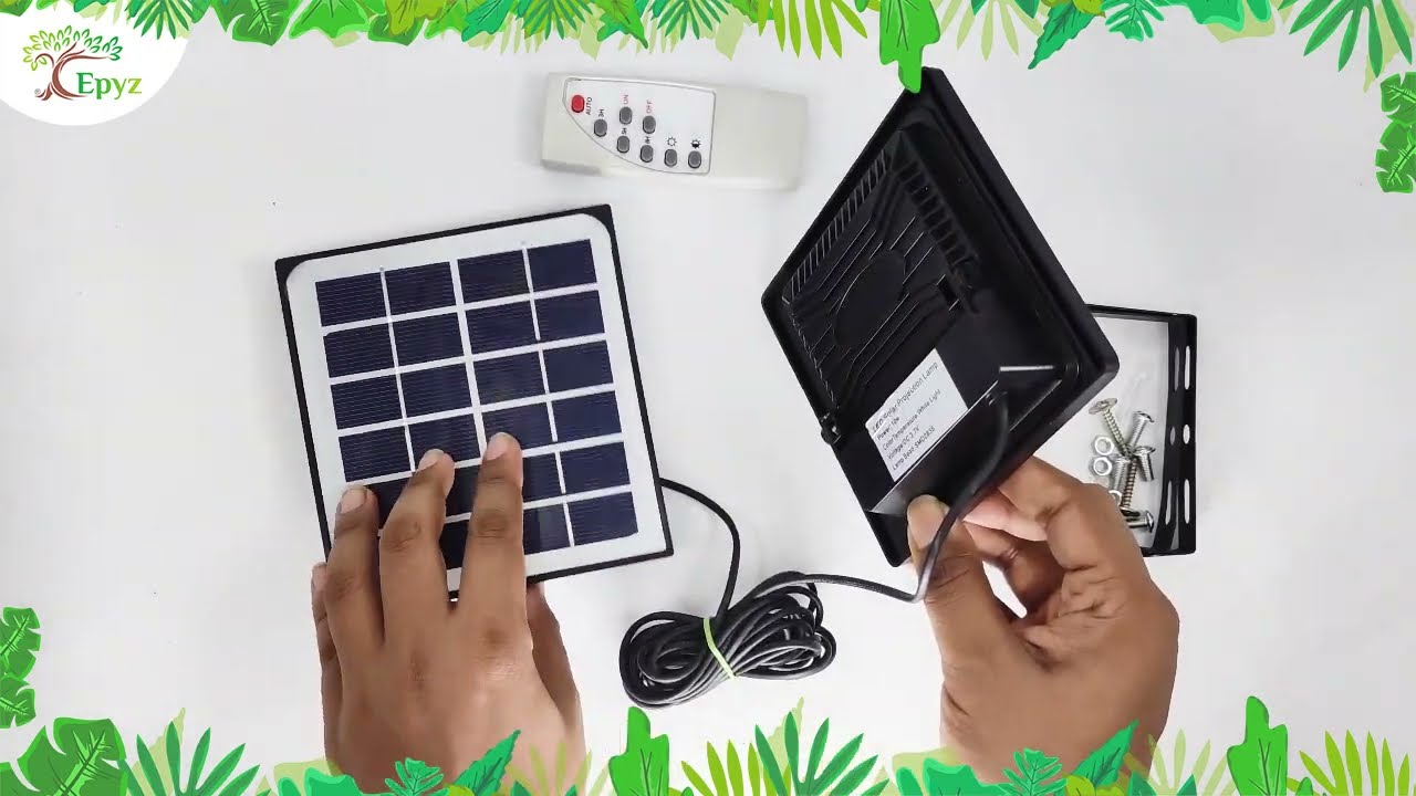 Epyz Solar Flood Lights 10W | Manual
