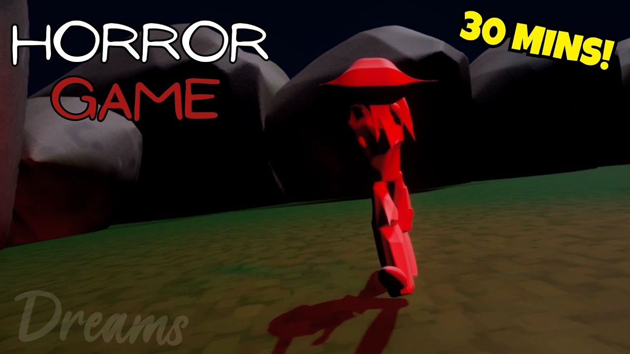 I MADE A HORROR GAME IN 30 MINUTES! [DREAMS PS4]