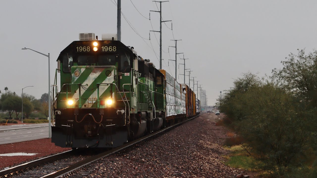 Trains in Glendale, AZ 12/22/2023 Feat. BN duo w/ BNSF 1707 & BNSF 1968, BNSF 1834 w/ RS3K & More!