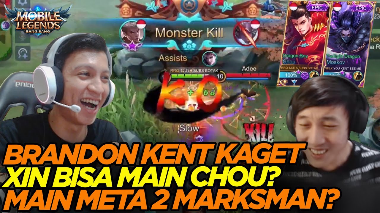 XIN PAKAI CHOU CUMA UNTUK AJARIN BRANDON KENT! - HARAPAN BANGSA HERAN MAIN META DUA MARKSMAN!