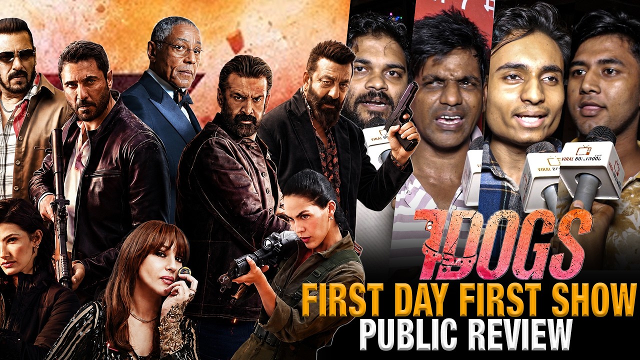 7 Dogs Movie | First Day First Show | Public Review | Gaiety Galaxy Bandra | Salman Khan, Sanjay