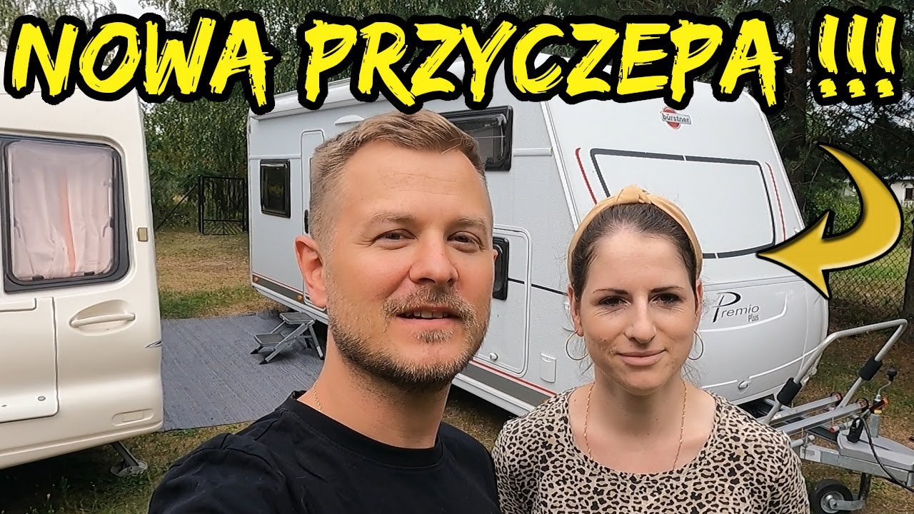 BURSTNER 510TK PREMIO PLUS. Jak wygląda? Przyczepa w kamperowym stylu - Opuszczane łóżko 😃