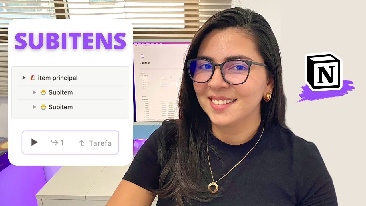 Aprenda a usar SUBITENS no Notion