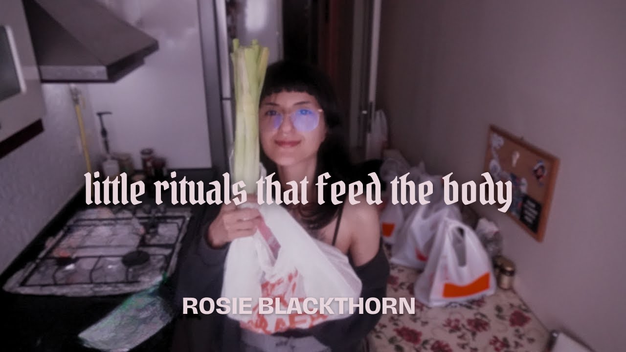 unpacking the groceries:  a quiet ritual
