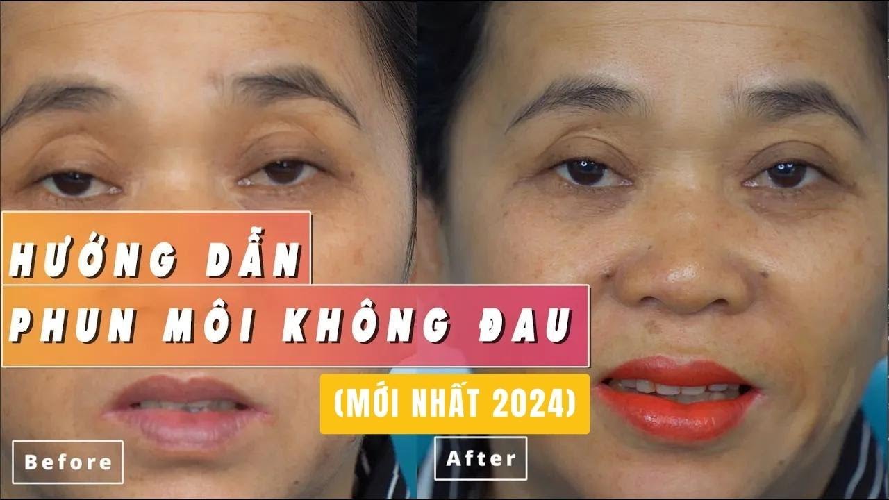 Phun môi không sưng, không đau, không đi viền (MỚI NHẤT 2024) - Jolie Nguyen