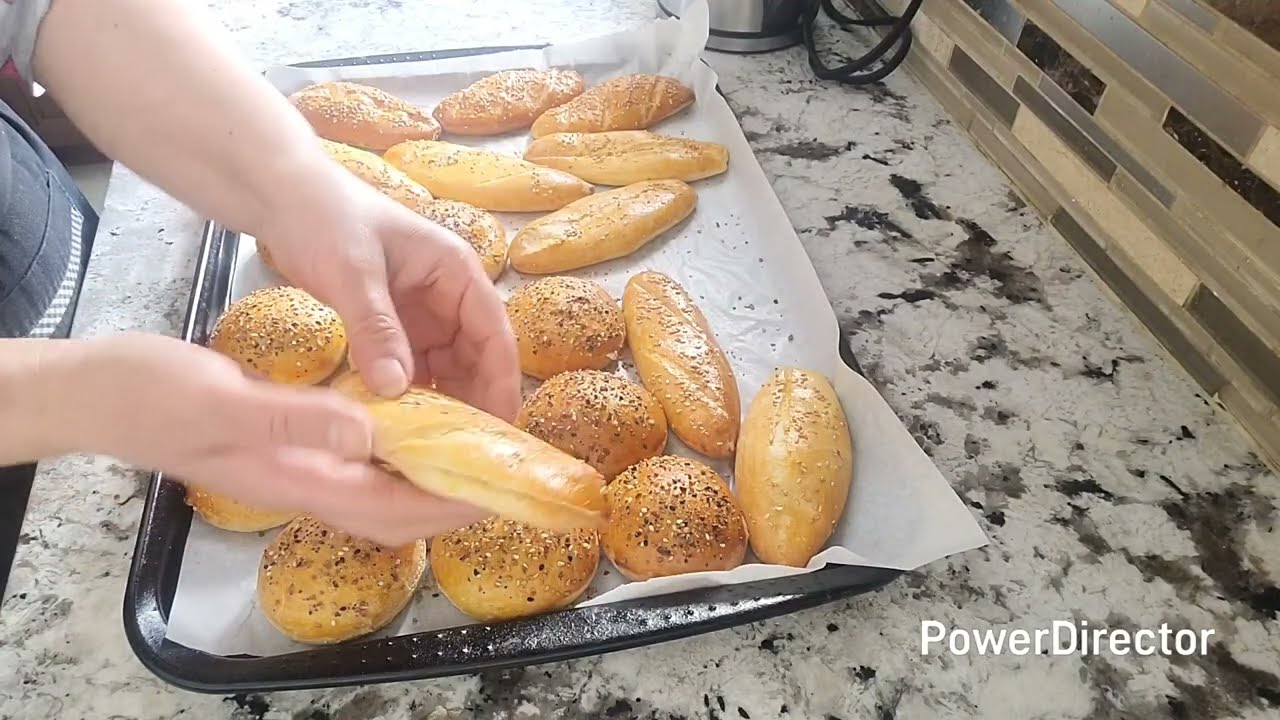 خبز سندويشات طريقة ساهلة حضريه الوليداتك