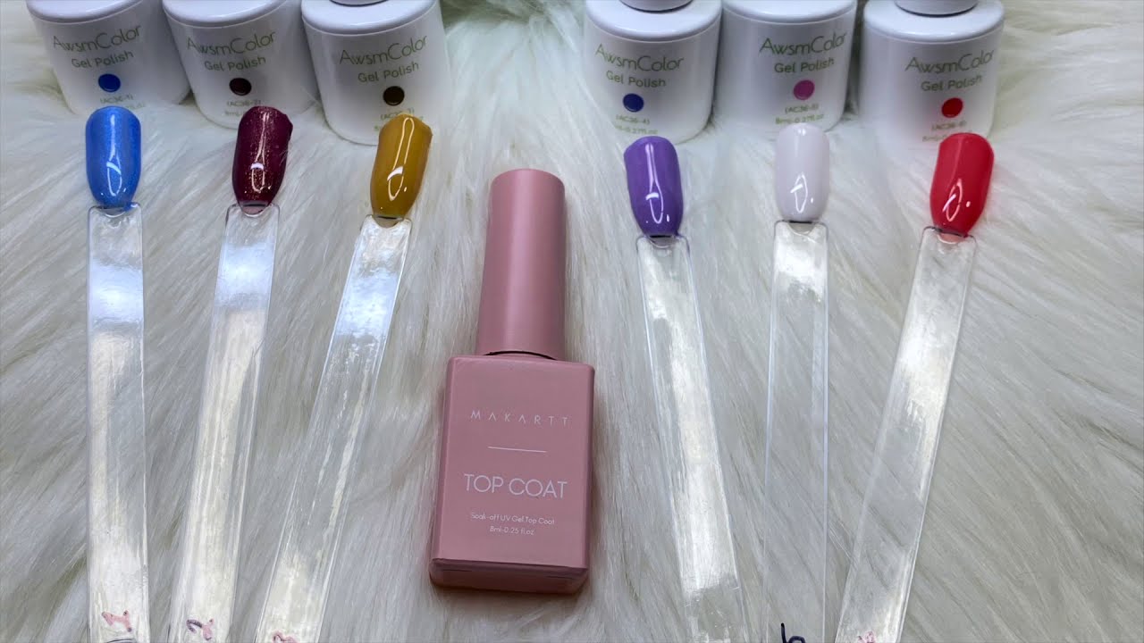 AWSM Color/Makartt 'Sexy Me' Gel Polish Swatches! 💅