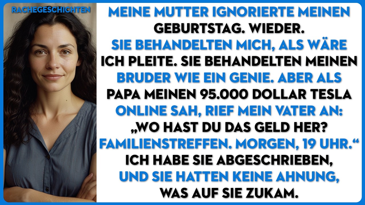 Meine Mutter ignorierte meinen Geburtstag – Nachdem mein Vater mein 95.000 $ Tesla sah...