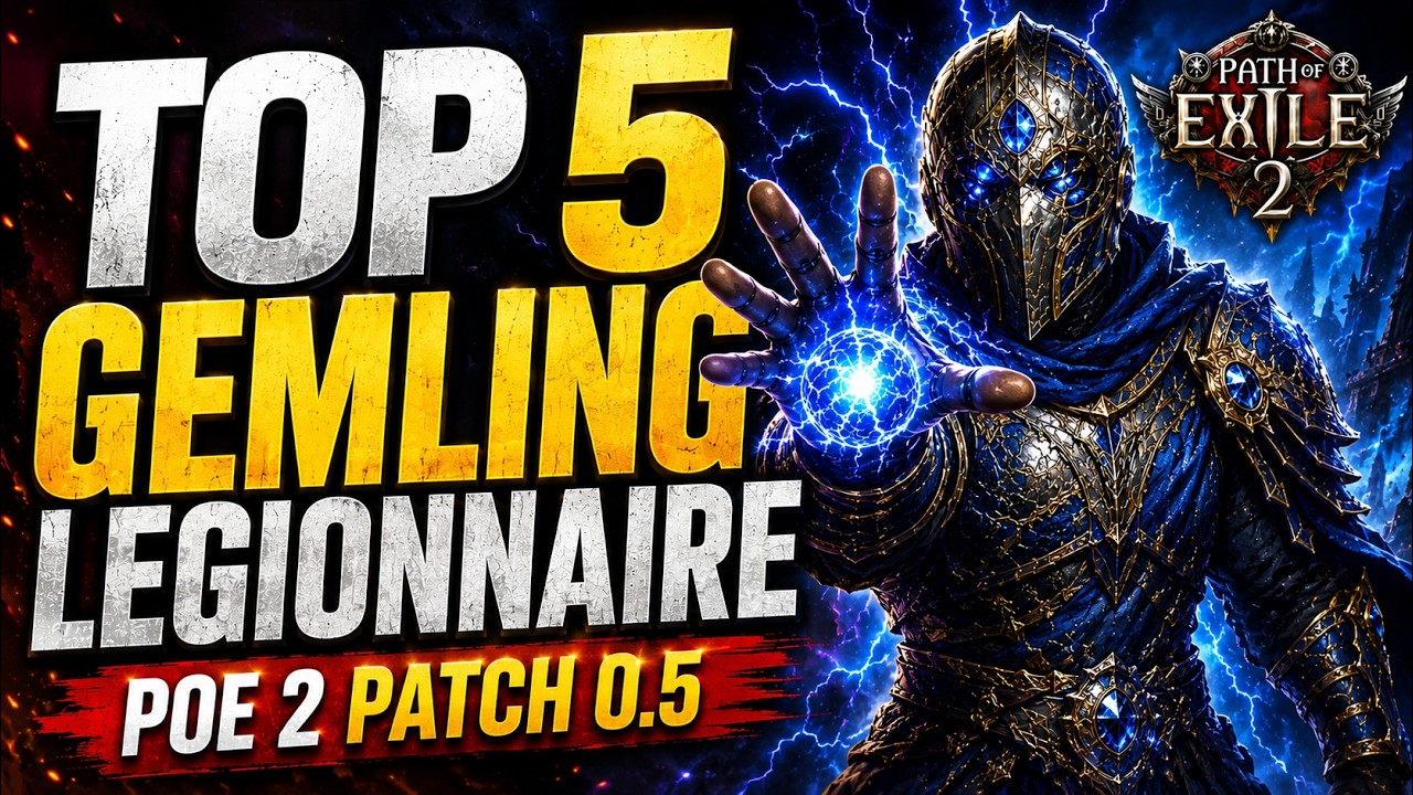 ТОП-5 БИЛДОВ НА GEMLING LEGIONNAIRE В POE 2 ПАТЧ 0.5