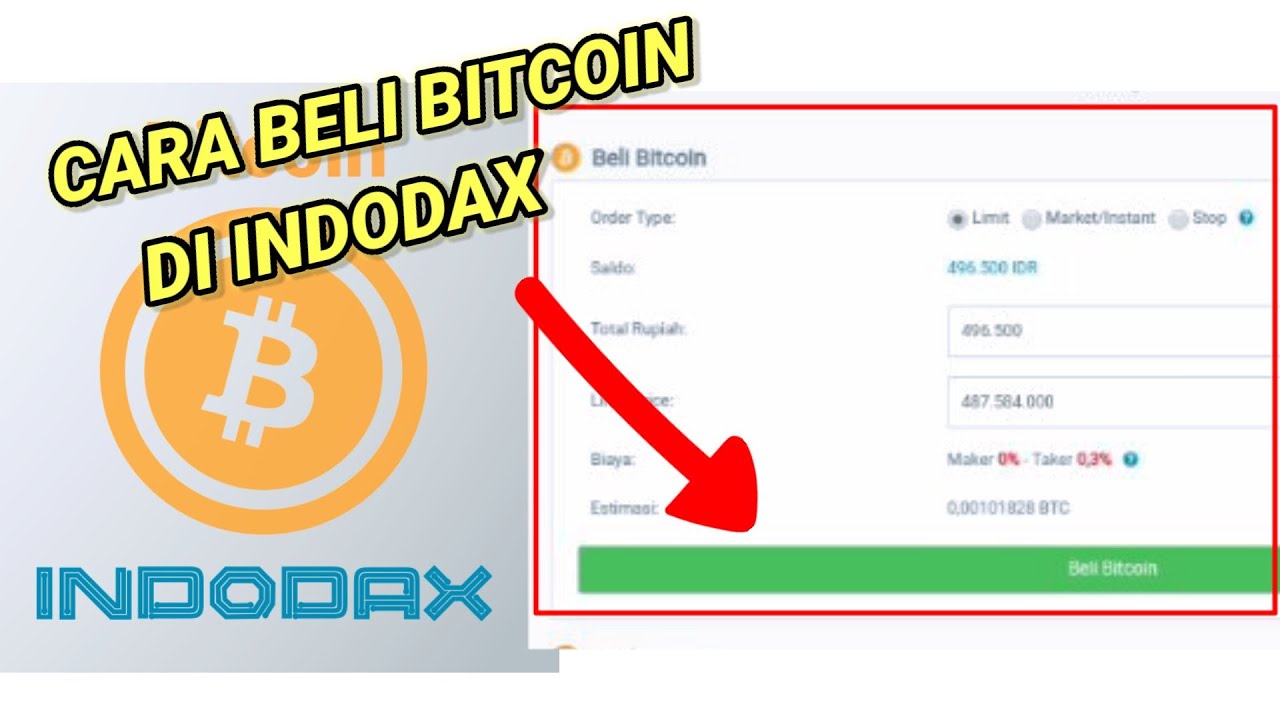 CARA BELI BITCOIN DI INDODAX I INVESTASI