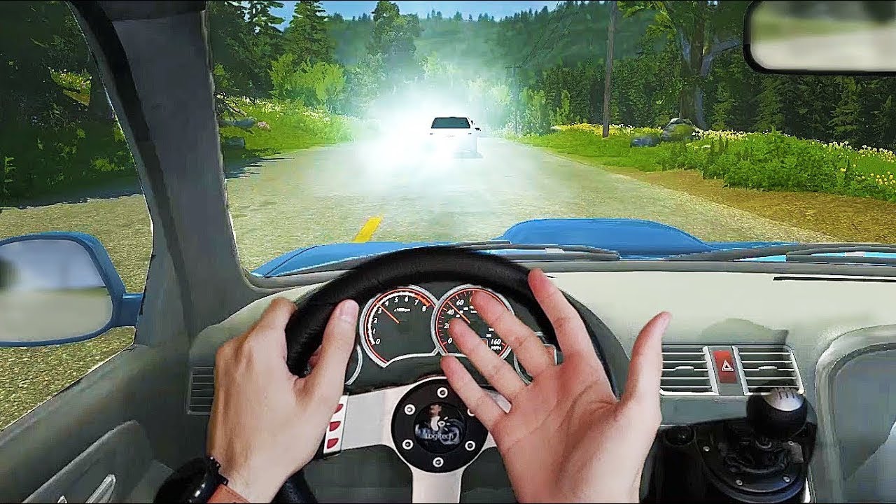 One Day in BeamNG.drive Traffic 🚦 Real Hands & Steering Wheel