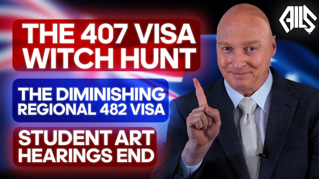 Australian Immigration News 13.6.26. Ongoing 407 Visa Witch Hunt. ART Student Refusals Hearings End