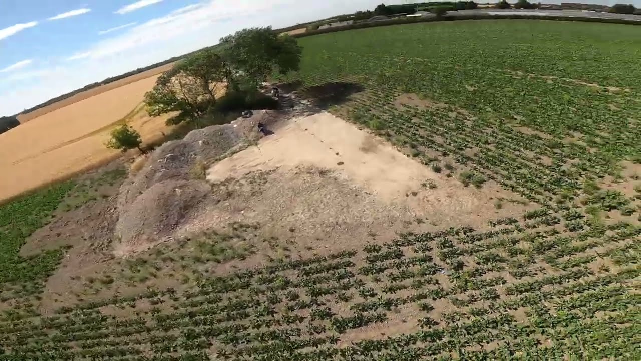 First 5-inch quad flight on a windy day FPV