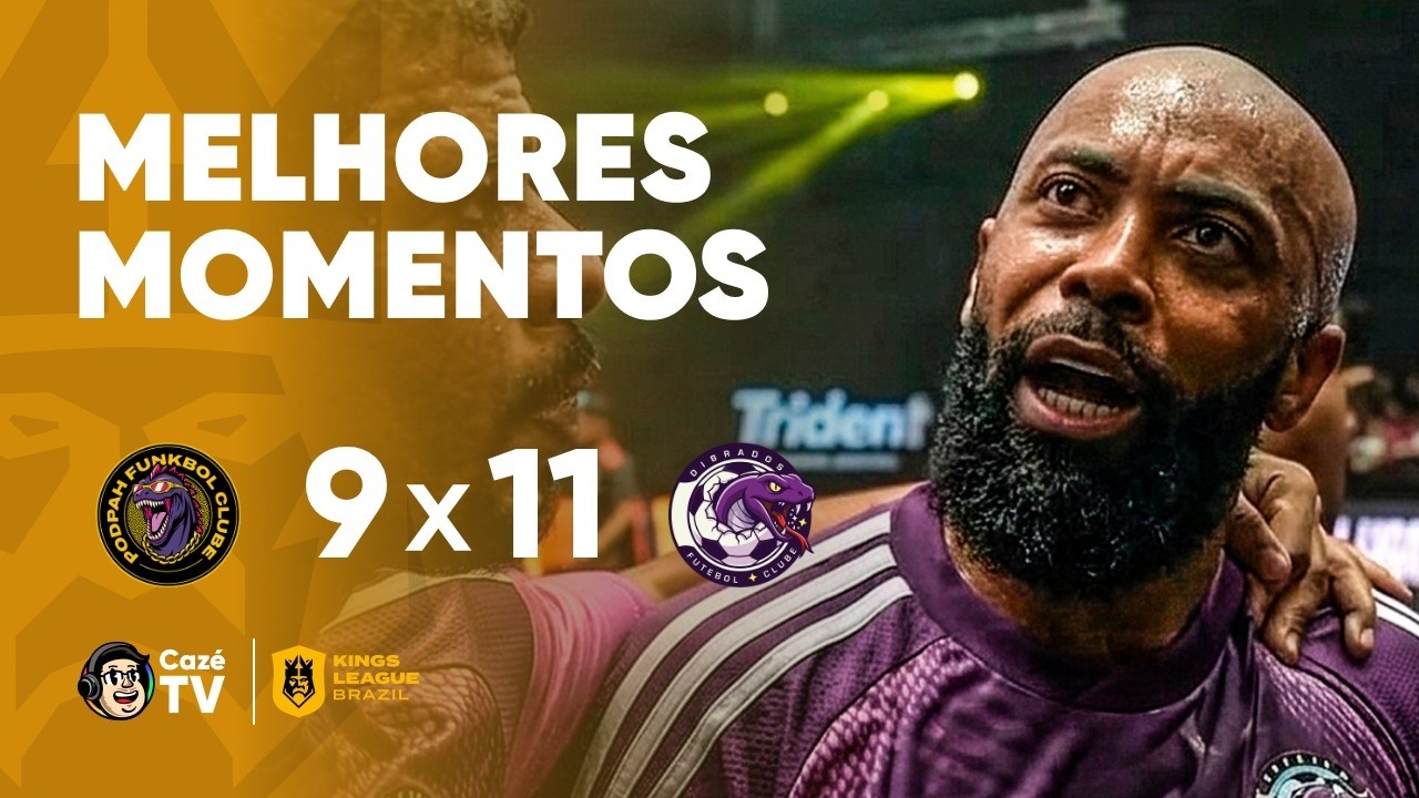 MELHORES MOMENTOS: PODPAH FUNKBOL 9 X 11 DIBRADOS | KINGS LEAGUE BRASIL 2026 | 4&ordf; RODADA