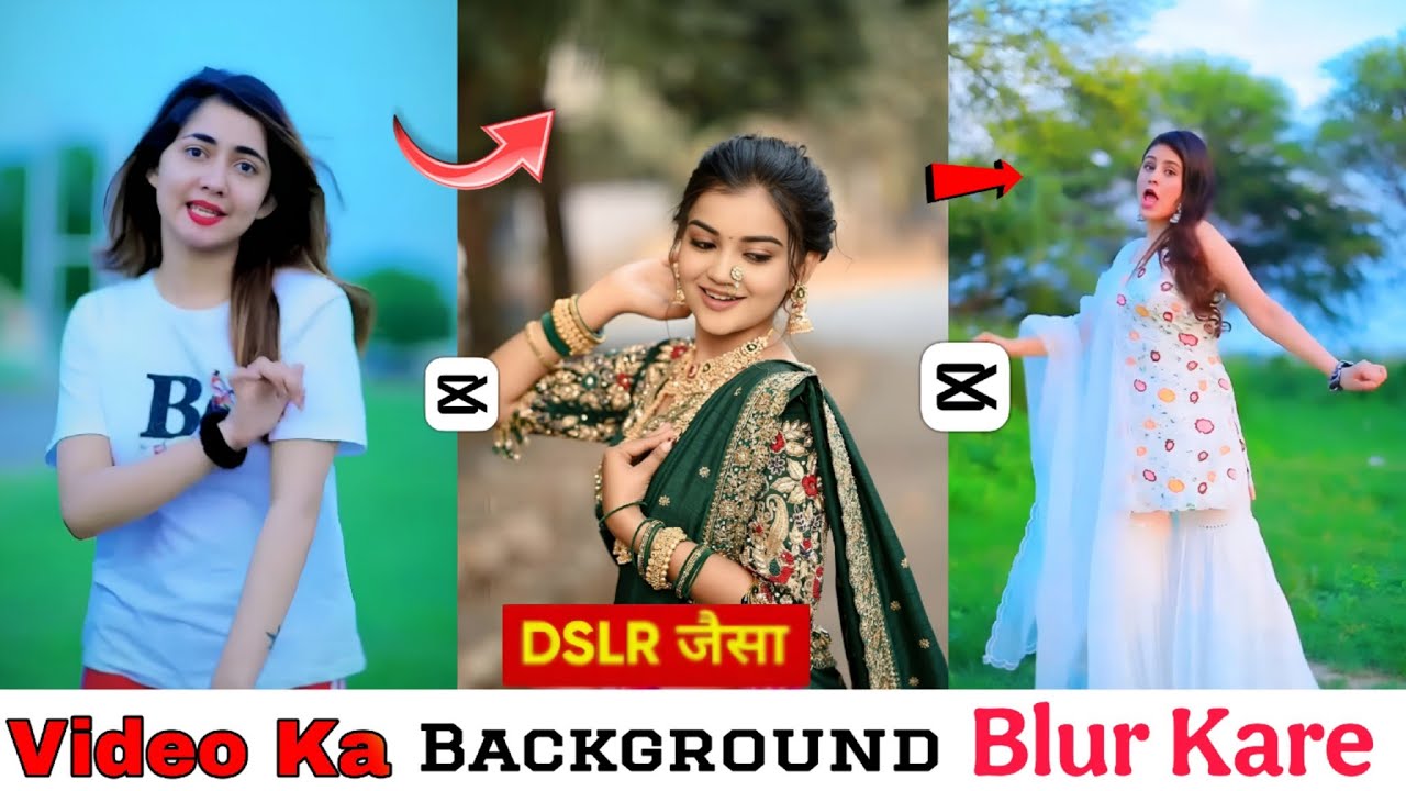 How To Blur Video Background In Mobile | Background Blur Kaise Kare Dslr Jaisa Capcut  App Me