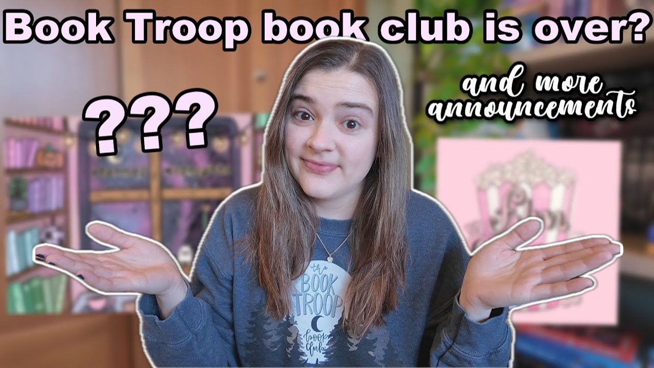 I have some announcements about my channel 📣🎙️ [The Book Troop book club, Film Queens podcast, more]