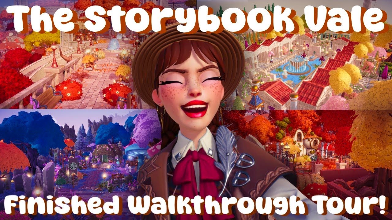 2100+ HOURS COMPLETED STORYBOOK VALE TOUR IN DISNEY DREAMLIGHT VALLEY! | kyra's valley