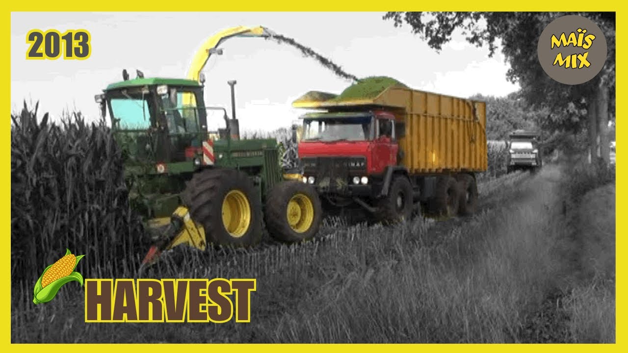 Maïs 2013 | John Deere 5830 | 2x Ginaf Max A-15 | Fendt 612 | Ahlmann | Deutz Fahr | Brimont