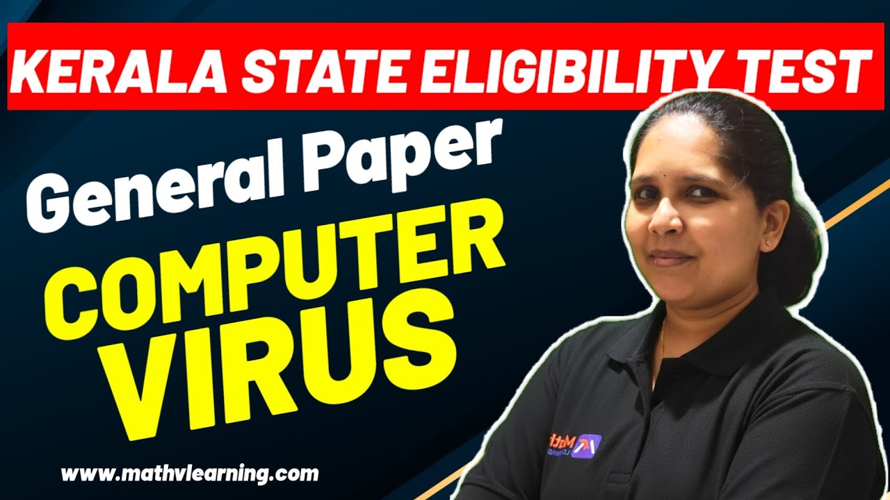 Computer Virus Explained in Malayalam | Kerala SET Paper 1 General Paper | MathV Learning 