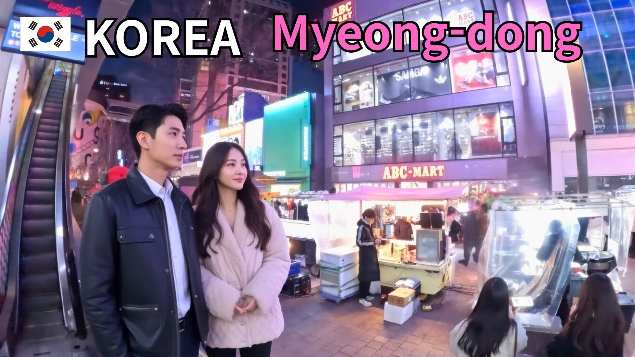 645) Seoul Nightlife! Myeongdong, Korea's Top Tourist Attraction | Winter 2026 : Korea Walk [4K