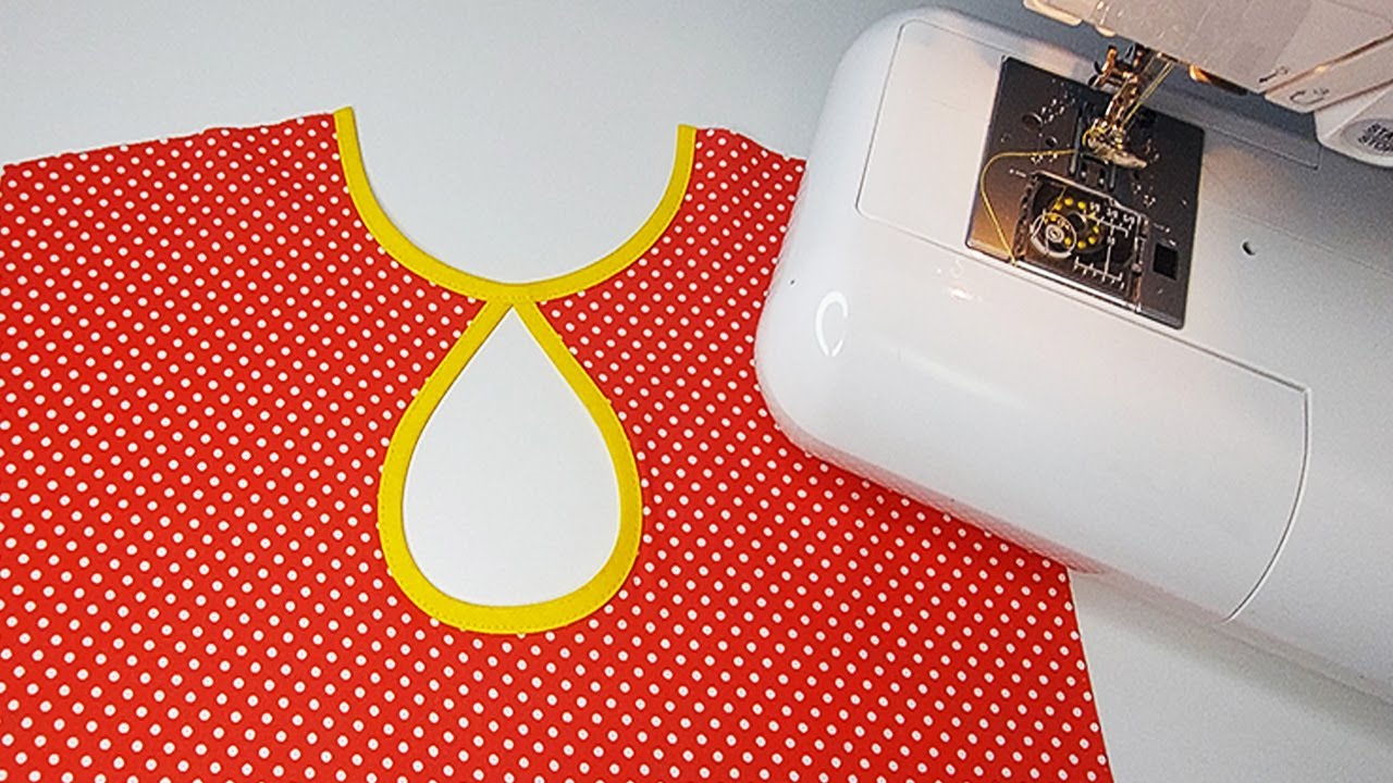 ❤️‍🔥 Easiest sewing Keyhole neckline/sewing tips