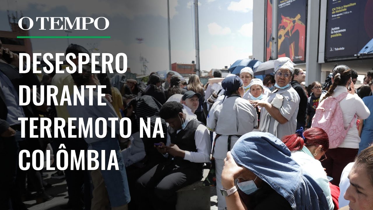 Terremoto faz pessoas evacuarem pr&eacute;dios na capital da Col&ocirc;mbia