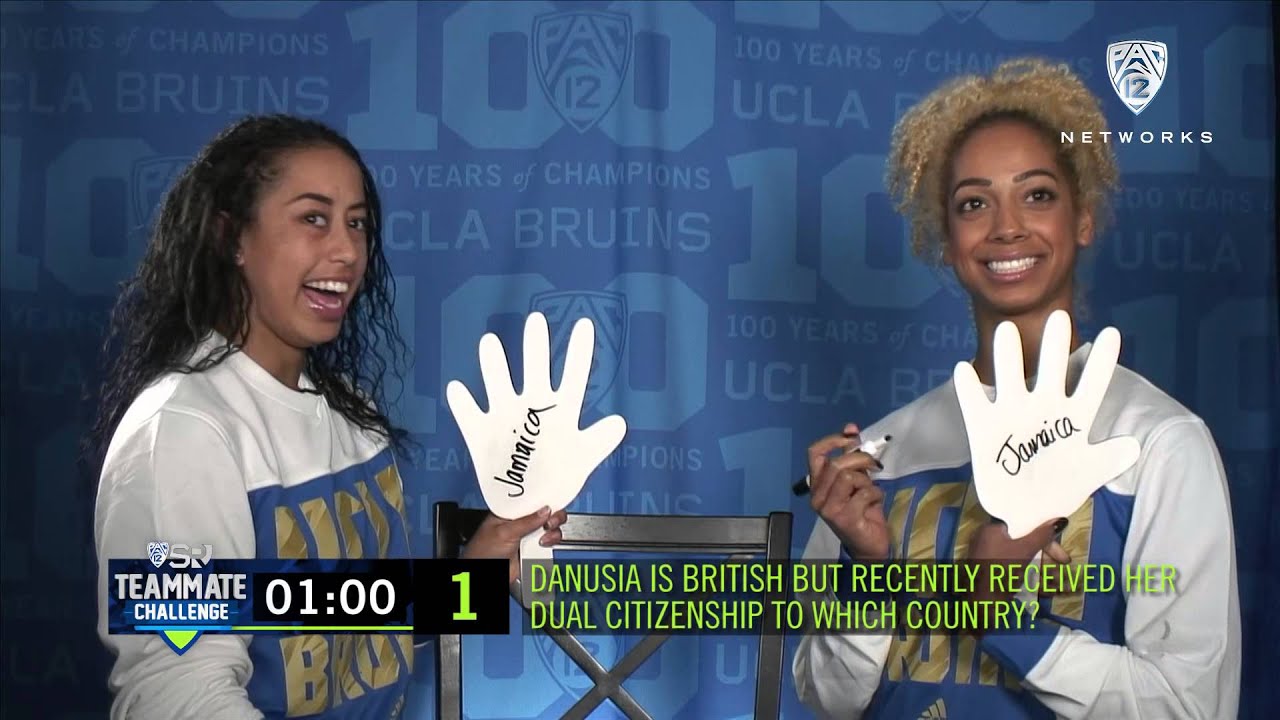Teammate Challenge: UCLA women's gymnasts Sophina Dejesus and Danusia Francis have some fun