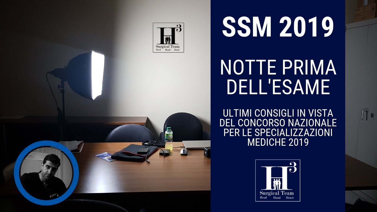 SSM 2019: NOTTE PRIMA DELL'ESAME... (ultime dritte e info su cosa c'è al di là del muro...)