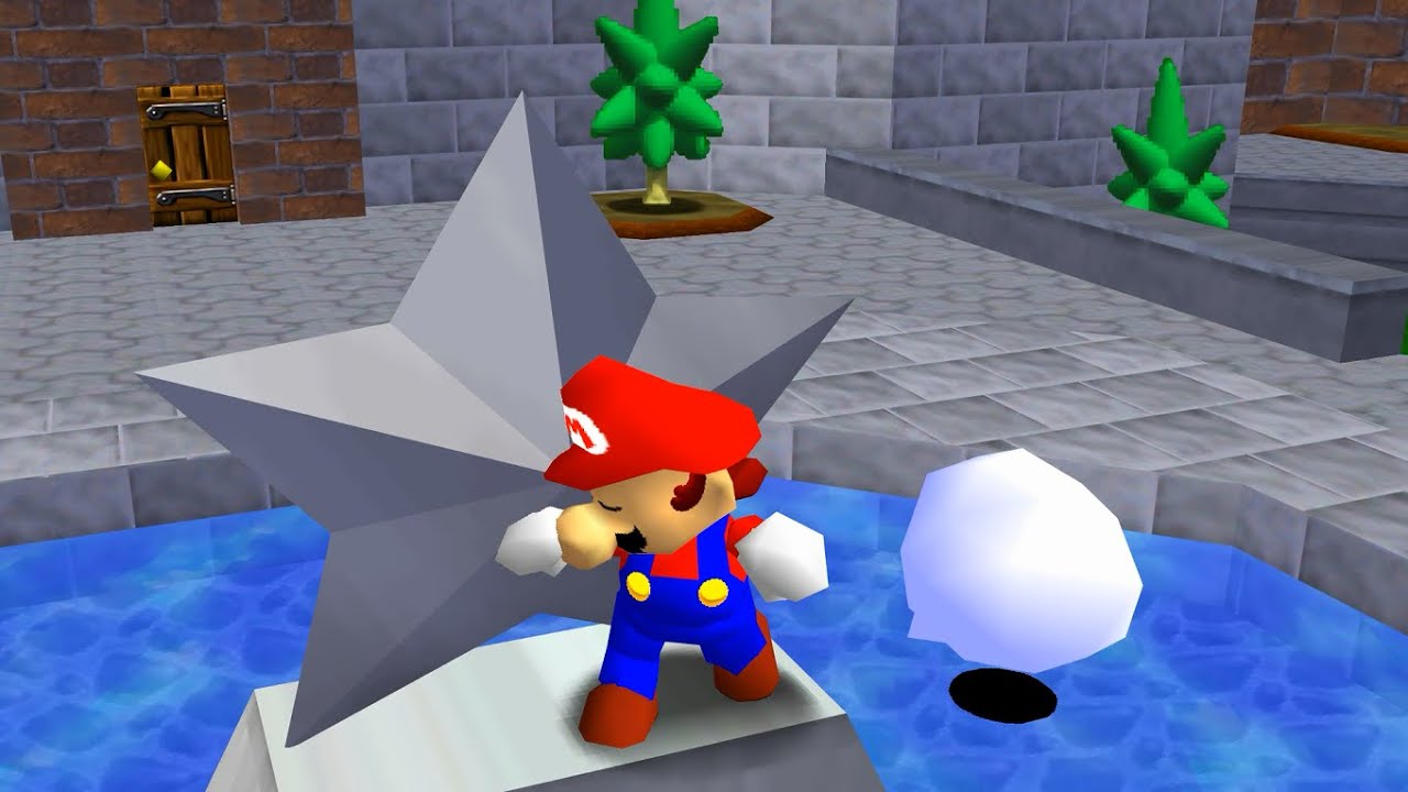 Super Mario 64 - Courtyard Freerun [TAS]