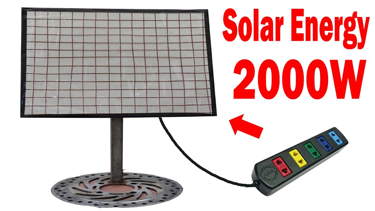 Make High Power Solar Battery At Home! DIY Solar Power