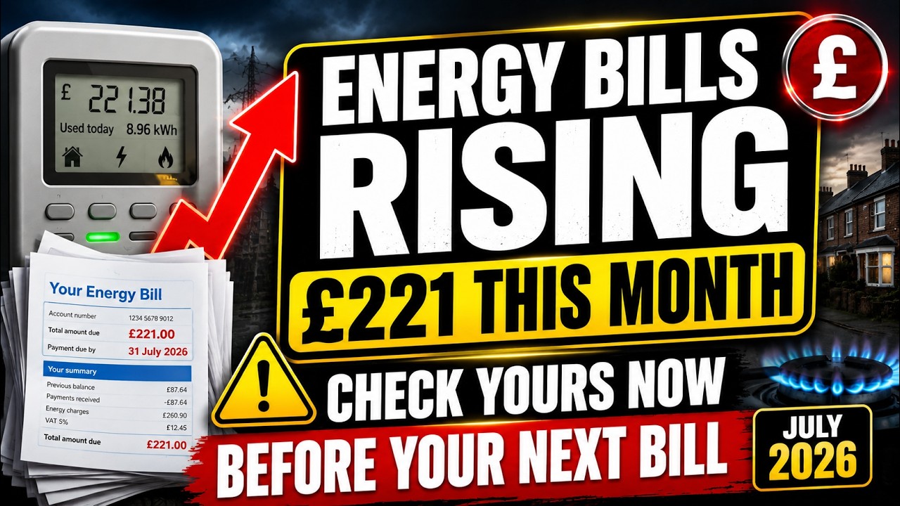 🚨 Energy Bills Rising &pound;221 THIS MONTH &mdash; What UK Pensioners Must Do Before July2026!