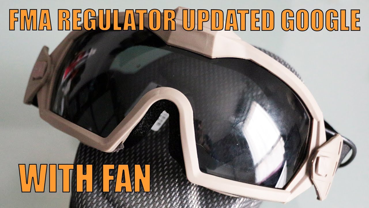 AIRSOFT | REVIEW | TBC | FMA 2R Regulator Goggle with Fan ( ENGLISH SUBS )