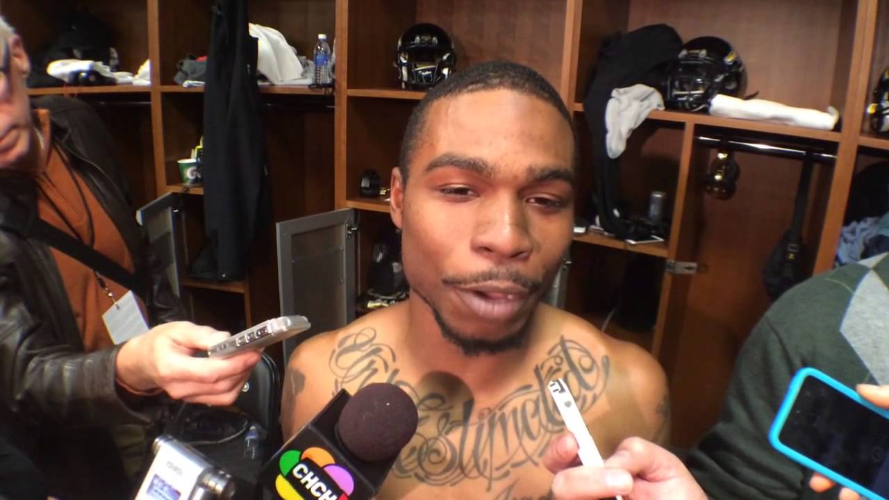 Ticats Brandon Banks after his two TDs in the Eastern Final
