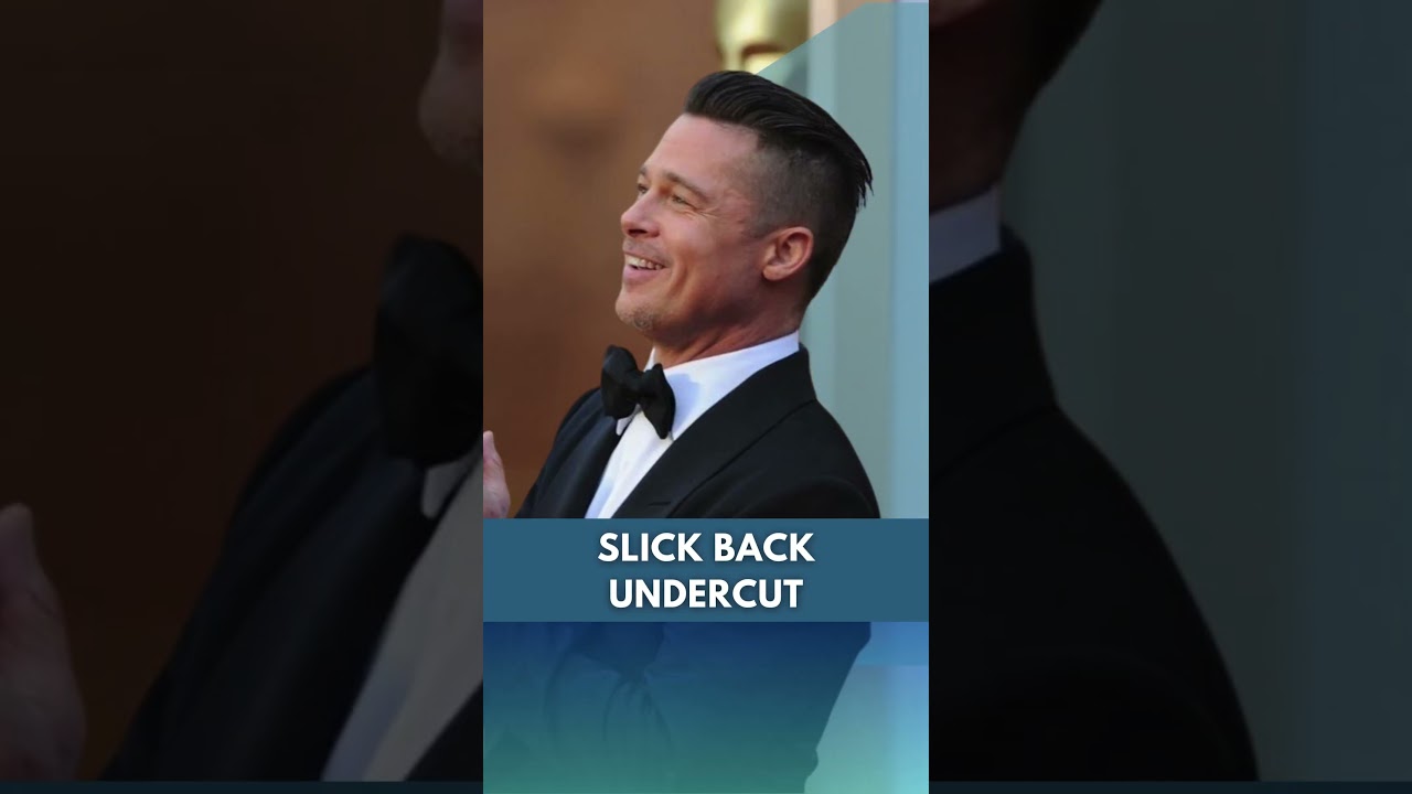 Best Hairstile for Medium Length Hair:  Slick Back Undercut  #haircut #menstyle #hairstyle