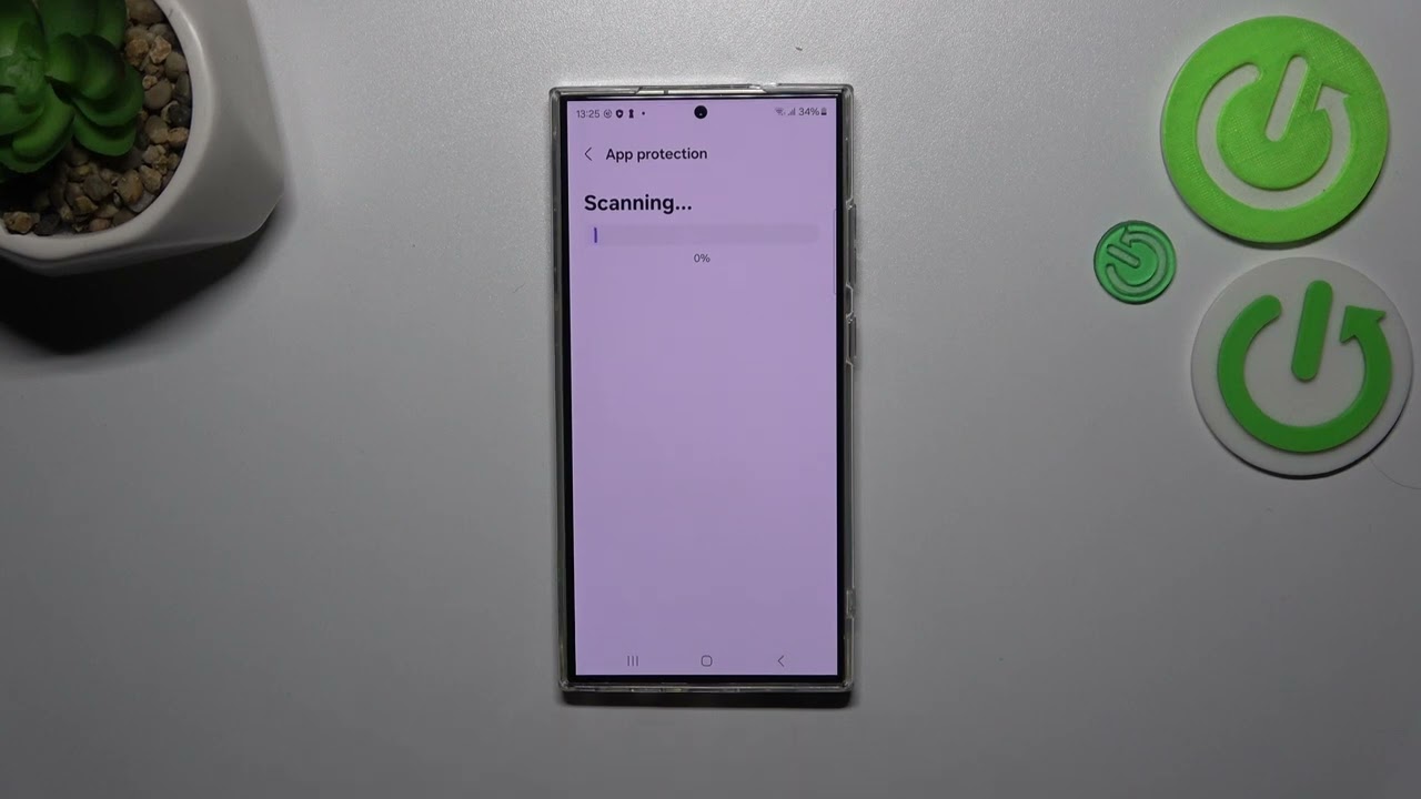 Как выполнить проверку на вирусы на SAMSUNG Galaxy S24 Ultra