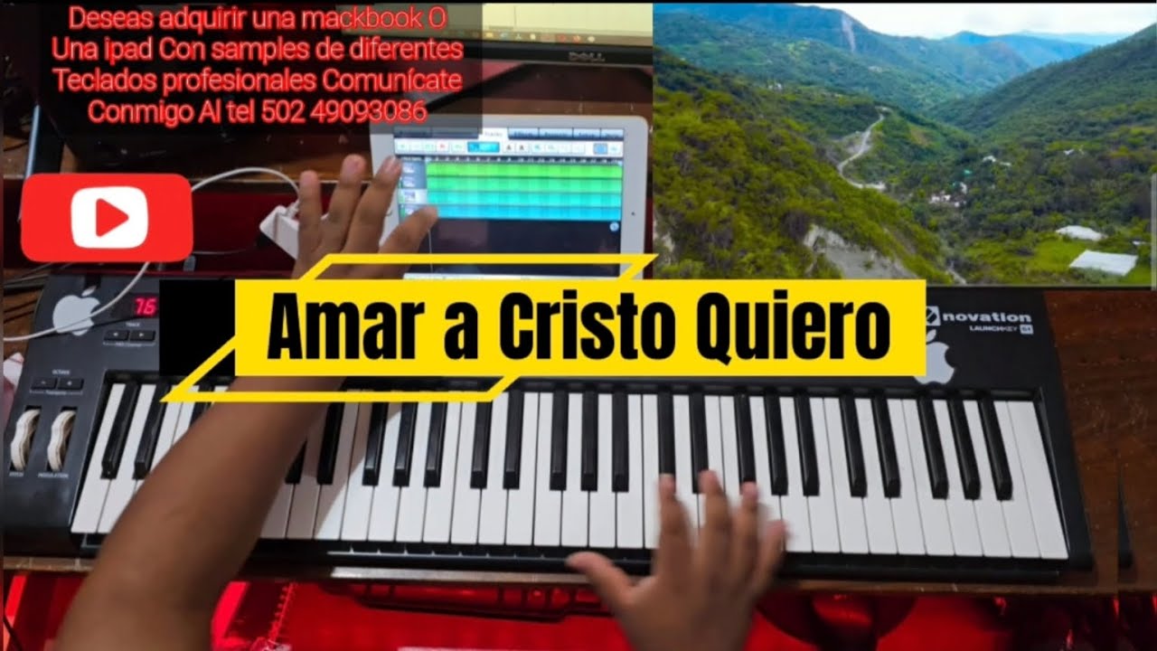 AMAR A CRISTO QUIERO // GASPAR FUENTES FEAT. MARIA ALLON // COVER PIANO