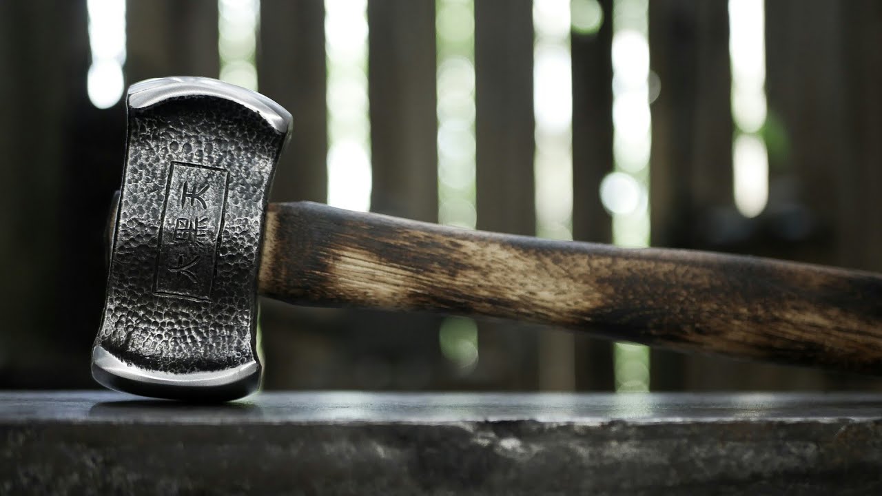 Forging a Decorative Rounding Hammer