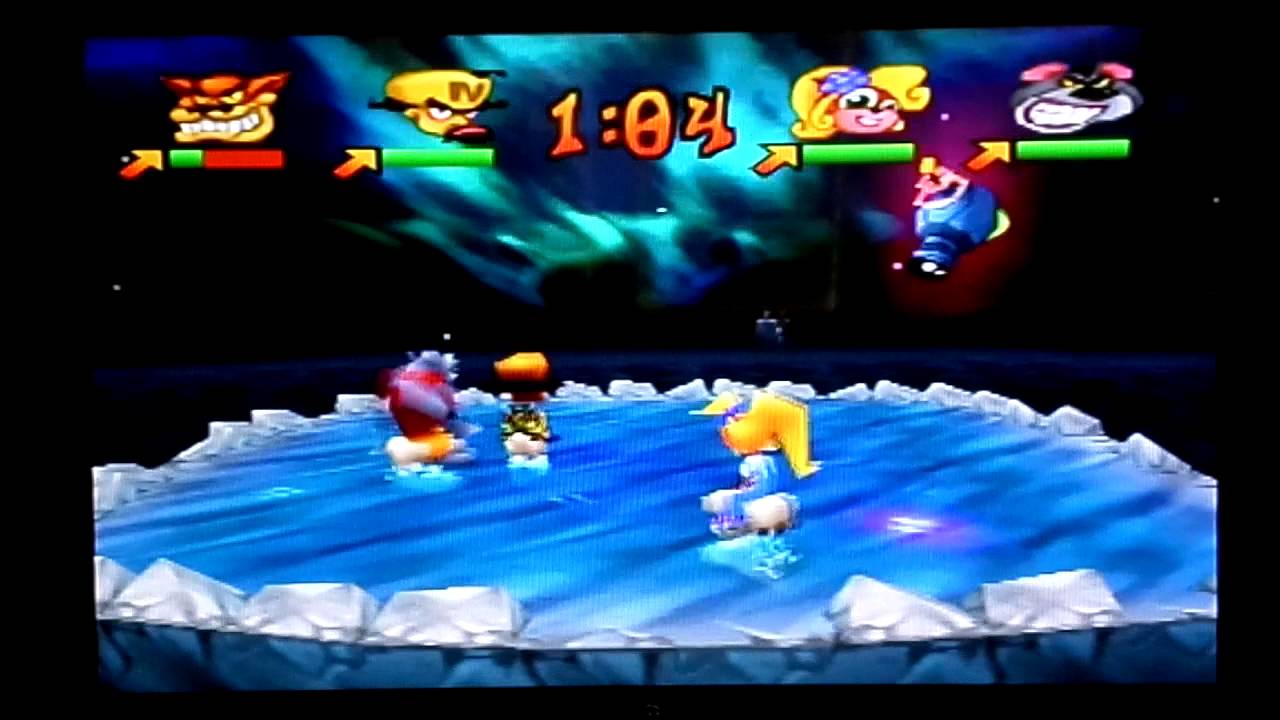 Let's Play Crash Bash w/N2SC4R Part 3 - Polar Panic