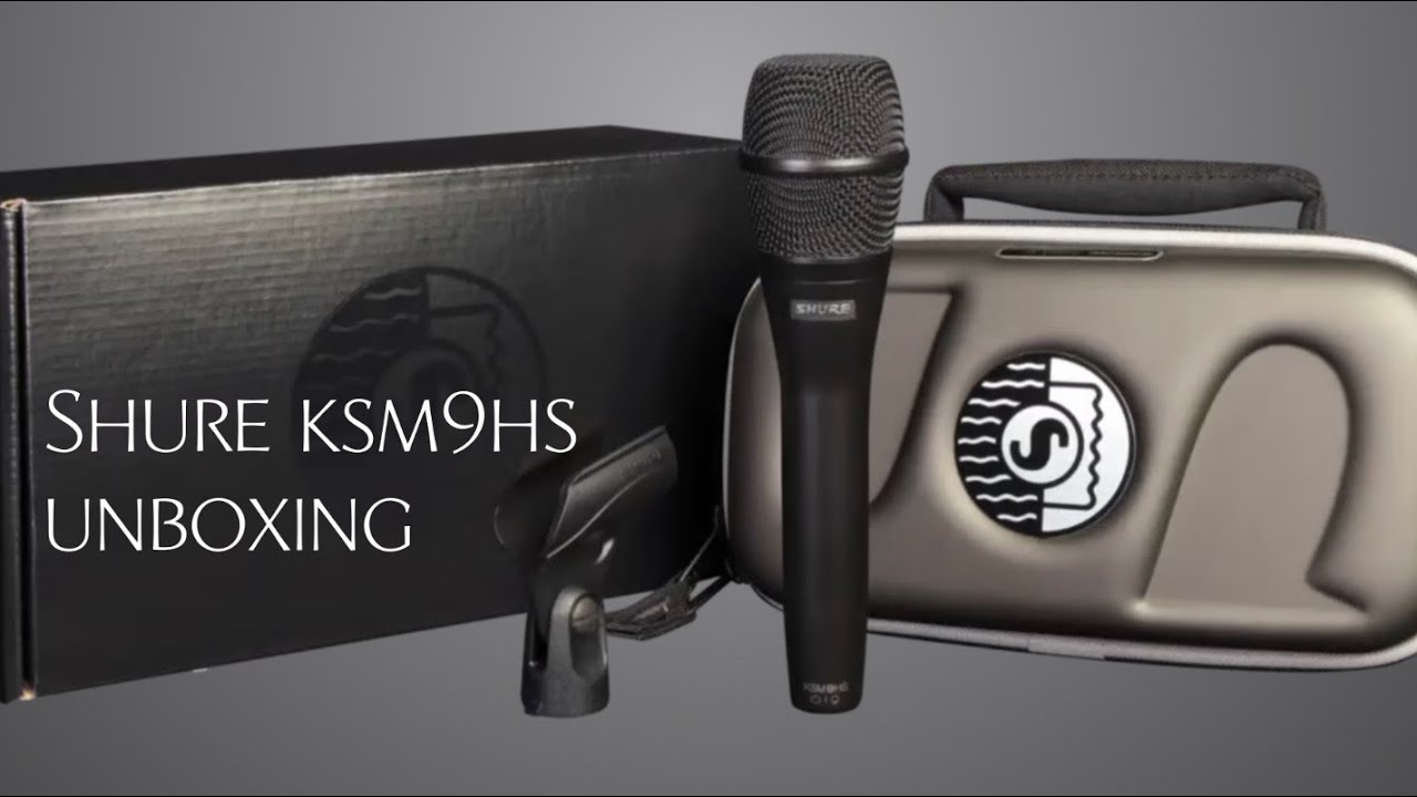 Shure ksm9hs unboxing (2023)