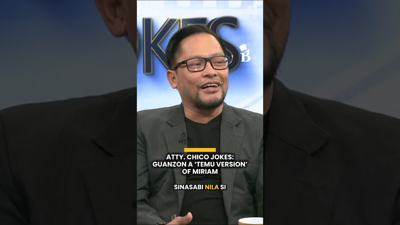 Atty. Chico jokes: Guanzon a &lsquo;Temu version&rsquo; of Miriam