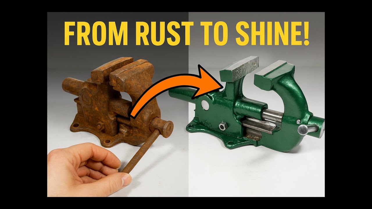 Restoring a Broken Vise &ndash; Looks Like New Again!