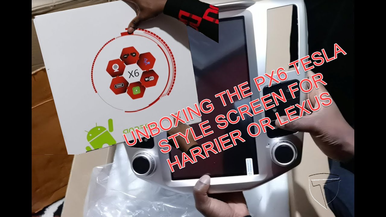 Unboxing the PX6 Tesla Style Radio for the Harrier or Lexus