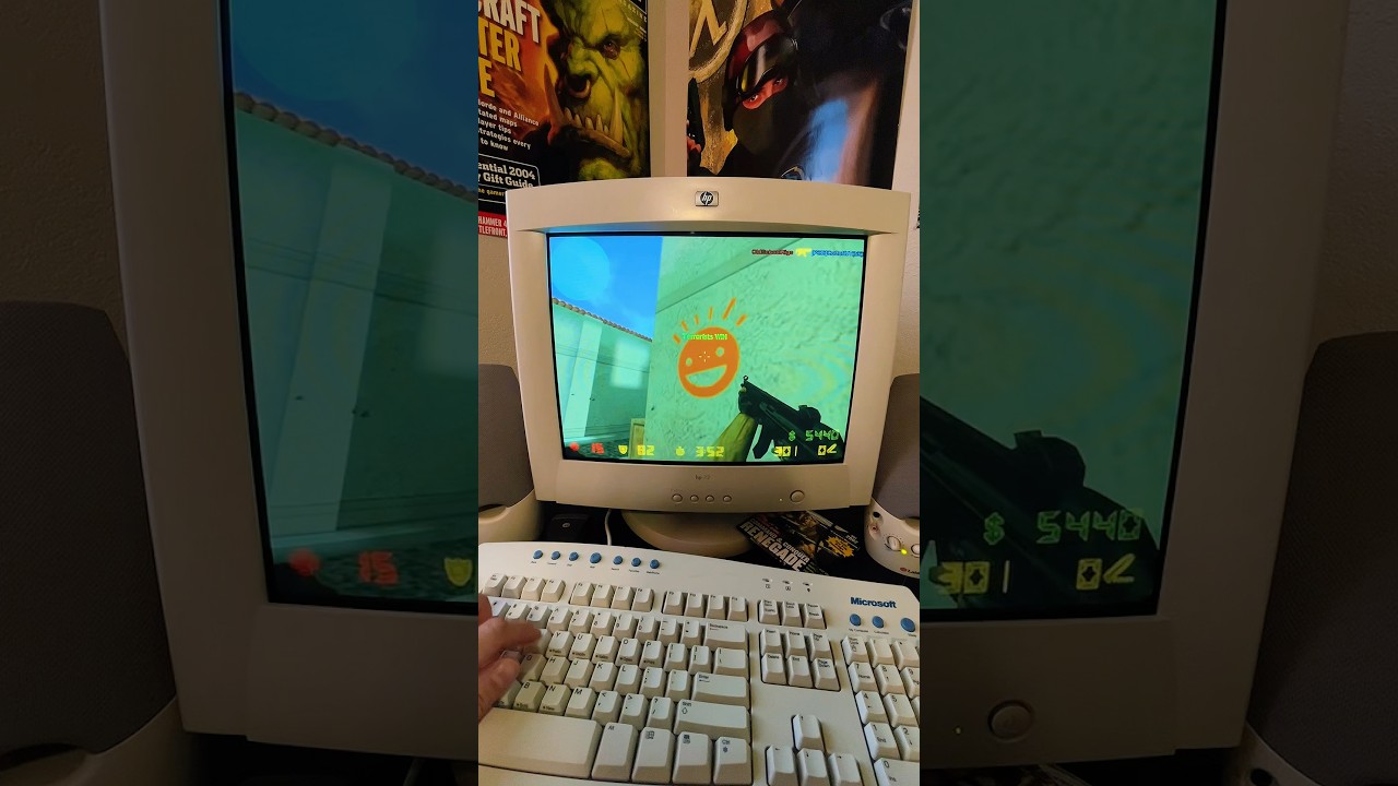Геймплей CS Beta 6.6 Италия на моём ретро-ПК #counterstrike #cs2 #pcgaming #csgo #cs16 #retrogaming