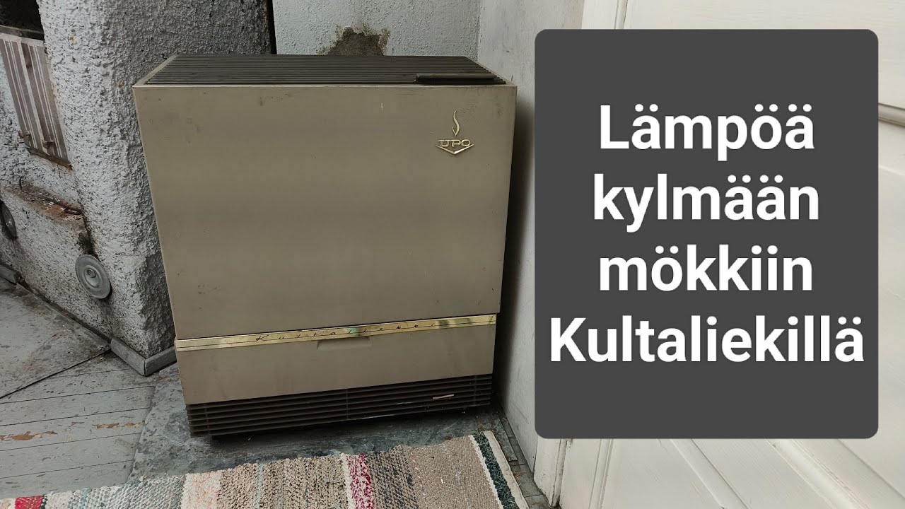 Mökin Upo Kultaliekki lämmittämään