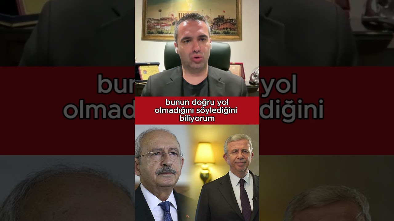 Mansur Yavaş Kemal Kılı&ccedil;daroğlu'na 'Siyaseti Bırakırım' Demiş! #shorts