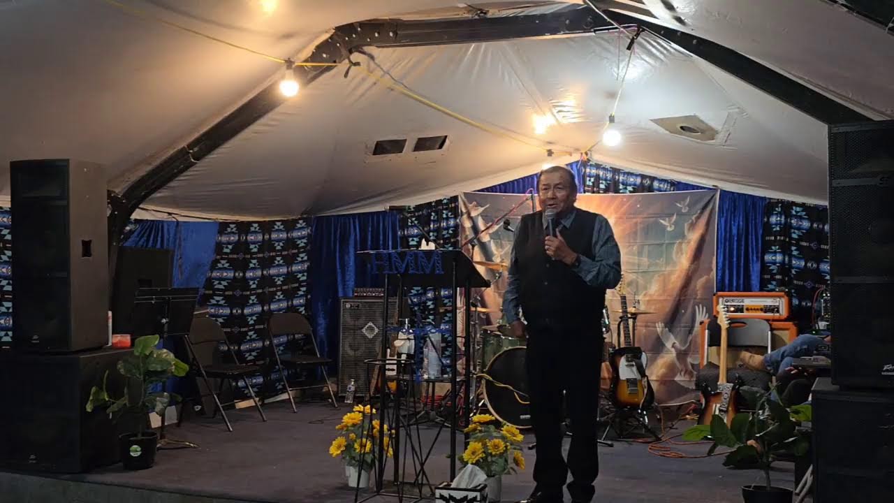 Evangelist Mike Lee Preaching @Harrison Mann Ministries Revival in Kaibeto, Az