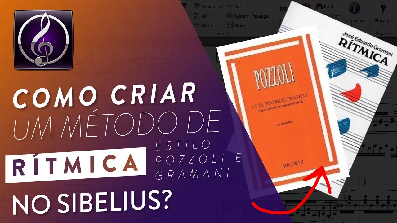 Como criar um método de rítmica no Sibelius? (Pozzoli / Gramani)// TUTORIAL DE SIBELIUS