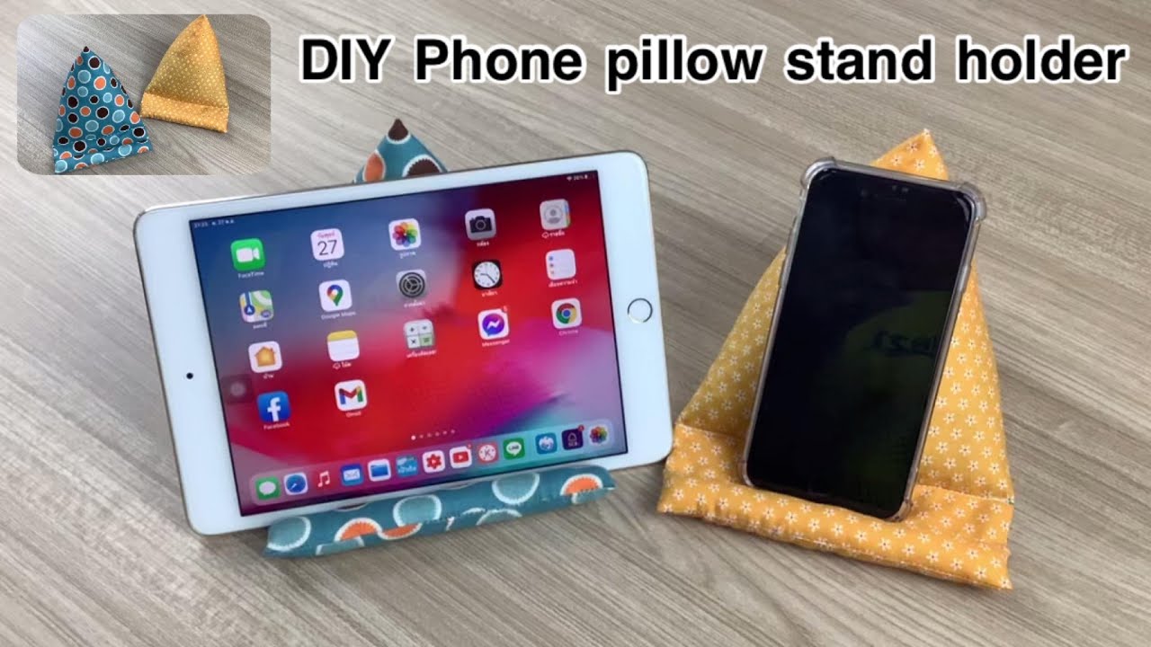 diy phone pillow stand holder, stand holders, diy phone stand holders, how to stand holders