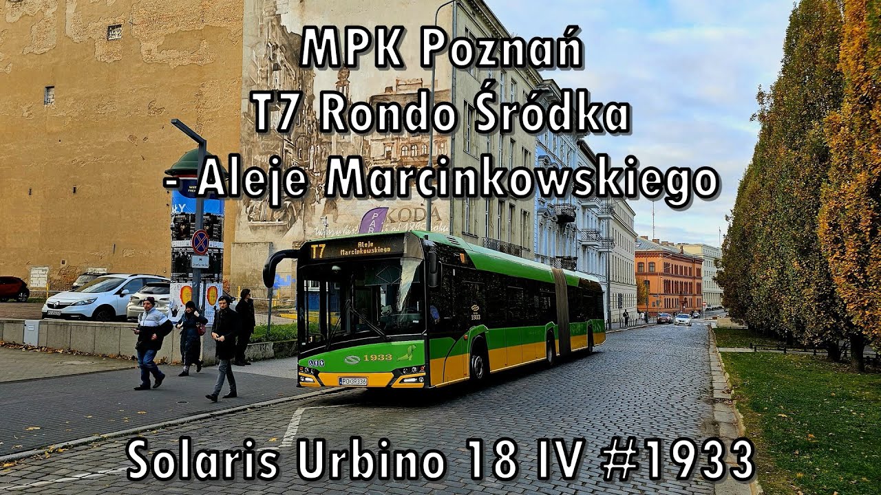 MPK Poznań - linia T7, Solaris Urbino 18 IV #1933